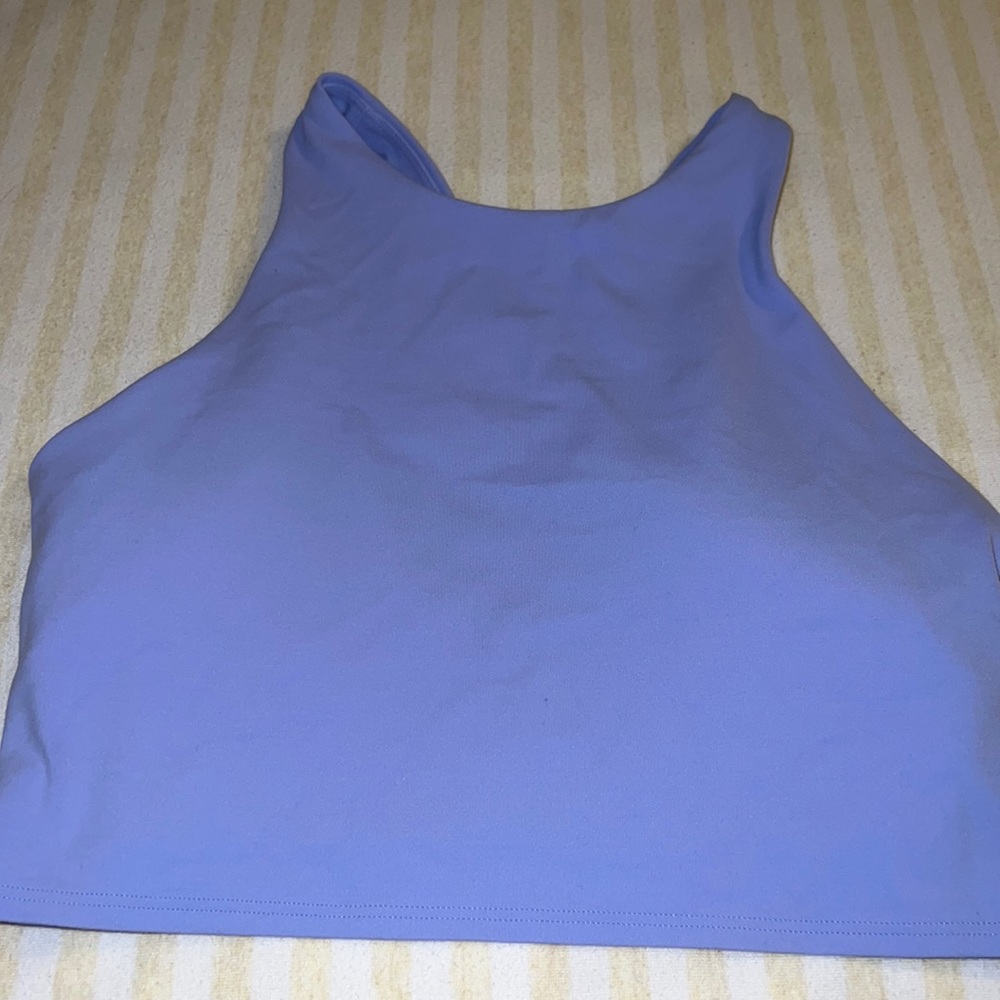 EUC Athleta crop periwinkle blue